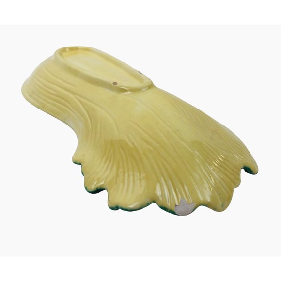 Vintage Celery Veggie Serving Dish Glazed Pottery Ceramic Painted Kitchen Decor - Picture 4 of 10